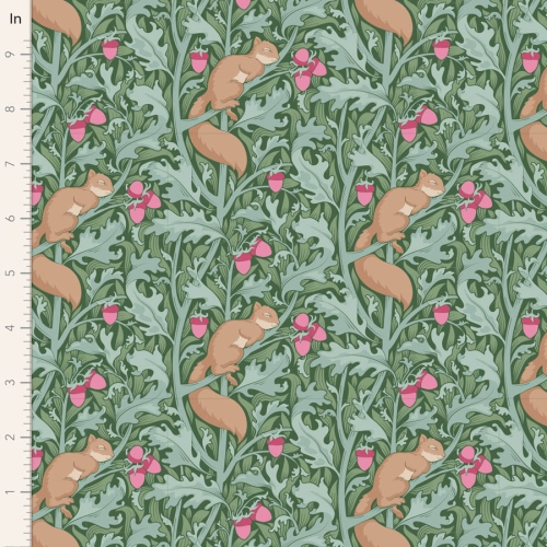 Tilda Patchwork Stoff Baumwolle - Hibernation - Squireldreams-Sage